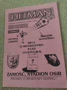 HETMAN ZAMOŚĆ-ZAGŁĘBIE SOSNOWIEC 07-10-2001