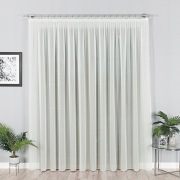 Firana gotowa z woalu gładki wys 280x400cm krem