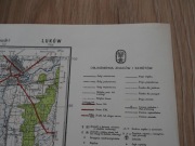 Grossblatt Wojskowy Instytut Geograficzny mapa pas 41 słup 35 1938 Łuków