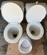 Komplet ceramiki [WC, Umywalki, Pisuar]