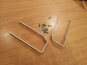 UNITRA Diora wzmacniacz 311 Trawiata wspornik trzymacz radiator opaska kpl