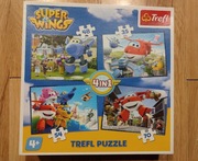 Puzzle Super Wings 4w1, Trefl 34280, 35/48/54/70 elementów