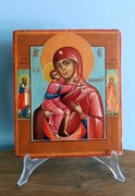 Ikona Matka Boża Fiodorowska Rosja XIX w.