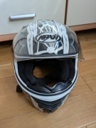 Kask NAXA ECE R 22-05, rozmiar S, blenda, pokrowiec, stan bardzo dobry