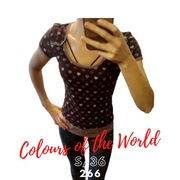 Bluzka z nadrukiem w serduszka  rozmiar S/36