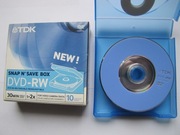 TDK SNAP N'Save BOX DVD-RW Single Sided 1,4 GB 1-2x opakowanie 10szt.