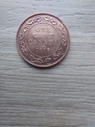 Kanada one cent 1918 stan II; stop Cu950 Sn40 Zn10