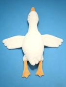 Pluszowa Gęś Biała Maskotka Urocza Miękka Przytulanka 50 cm
