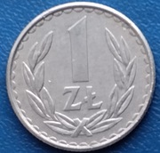 1 zł 1986 r bez obiegu.