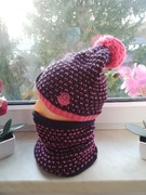 Komplet dziecięcy czapka z kominem 