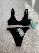 Nowe bikini H&M czarne S/M majtki stanik strój kąpielowy