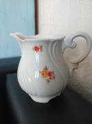 Duży Mlecznik Porcelanowy Kwiaty Koenigszelt Charlotte Karolina Vintage PRL