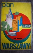 Plan centrum Warszawy z 1975 r.