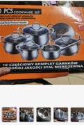 Zestaw garnków Hoffner beczułki 12 el wersja z gratisami