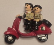 Magnes na lodówkę ceramiczny U MAFIUSU Włochy Sycylia Palermo Italy(2K).