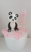 Ozodby z masy cukrowej na tort Panda 