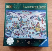Puzzle Ravensburger | 500 elementów | A Country Christmas | NOWE