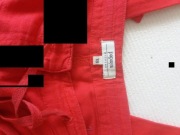 Spodnie papaja 18 lniane