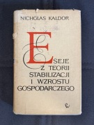 Nicholas Kaldor, Eseje z teorii stabilizacji i wzrostu gospodarczego