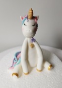 Ozdoba na tort z masy cukrowej jednorożec unicorn