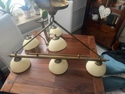 Stylowe lampy wiszące mosiądz