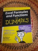 Książka Excel formulas and functions for Dummies 