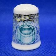 Naparstek Kolekcjonerski Porcelanowy Shakespeare Globe Teatr 