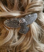 Spinka do włosów z symbolem Sowy Puchacz Tribal