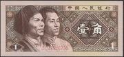 Chiny 1 jiao 1980 - stan bankowy UNC
