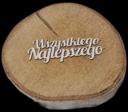 Scrapki napis topper WSZYSTKIEGO NAJLEPSZEGO