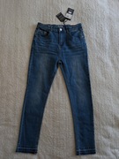 Nowe niebieskie regulowane spodnie jeansowe jeansy Firetrap 158