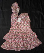 Sukienka Burlesque Varlesca biało różowa rozmiar S 36