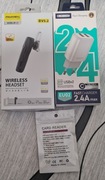 Słuchawka bezprzewodowa ładowarka USBx2 czytnik kart Nowe ! 