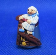 Naparstek Kolekcjonerski Pewter - Ręcznie Malowany Wee Willie Winkie