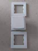 Gniazdo gniazdko Schneider białe ramka pojedyńcza