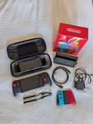 Nintendo Switch OLED Neon + Akcesoria HORI | Full Zestaw | Stan Igła