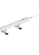 Ogrzewacz rurowy Hylite Ecoheater z termostatem, biały, 300 mm, 28 W