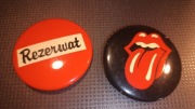 Przypinka badzik Rezerwat Rolling Stones