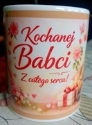 Nowy Kubek Ceramiczny Prezent na Dzień Babci wzruszający ciepły dla babci
