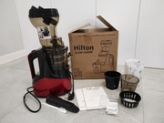 Wyciskarka wolnoobrotowa Hilton czerwona 3 funkcje