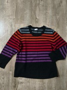 Kolorowy Sweter Atelier GS z Wełną Merino