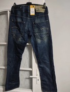 Nowe spodnie jeansowe marki G-star. Model Radar Tapered Rope Worn 30/32