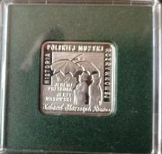 moneta kolekcjonerska 10 złotych Przybora i Wasowski klipa