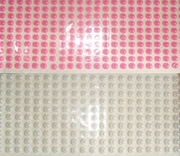 BŁYSZCZĄCE OCZKA 8mm NAKLEJKI komplet 450szt (K040)