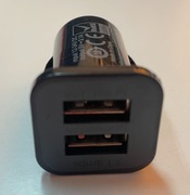 Ładowarka samochodowa USAMS 3.1 Amps 2x USB niskoprofilowa