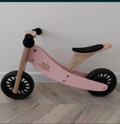 Kinderfeets 2w1 Rowerek trójkołowy Tiny Tot Plus różowy Koszyczek Gratis