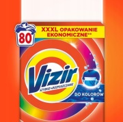 Vizir Proszek Do Prania Kolorowych Tkanin, 4.4 kg, 80 Prań