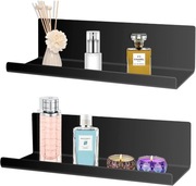 Regał ścienny bez wiercenia, regał ścienny akrylowy 2 szt 