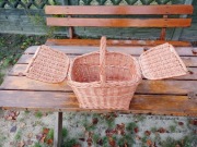 Koszyk piknikowy wiklinowy 