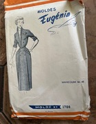 Wykrój sukienki  EUGENIA model nr.1708,rozmiar 46/48 oraz instrukcja szycia